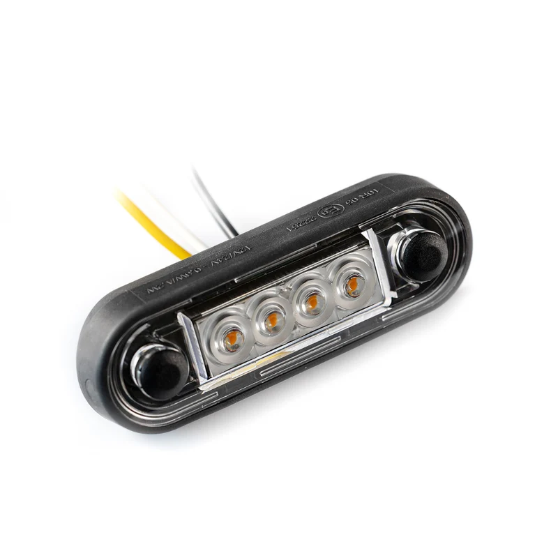Fristom FT-073 BZ LED Markeringsljus - Tvåfärgad bärnsten/vit