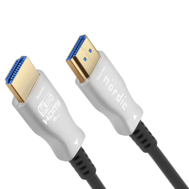 NÖRDIC 15m Aktiv AOC Fiberkabel HDMI 2.1, 8K60Hz