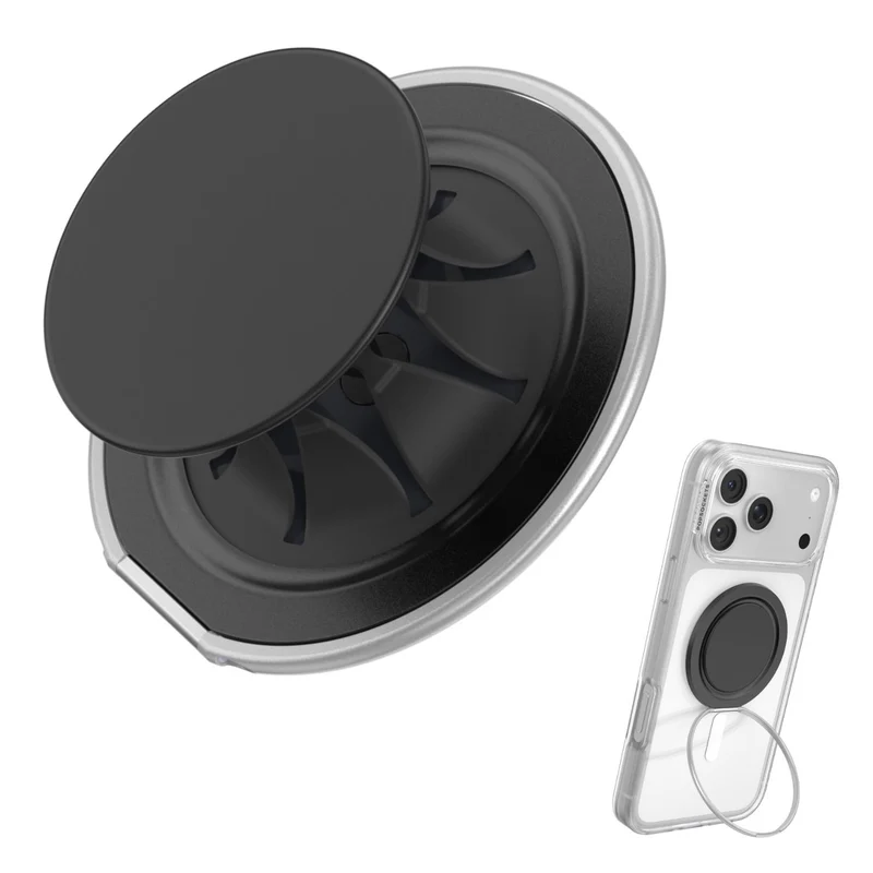 PopSockets Low-Pro PopGrip MagSafe Phone Grip/Stand (Black)