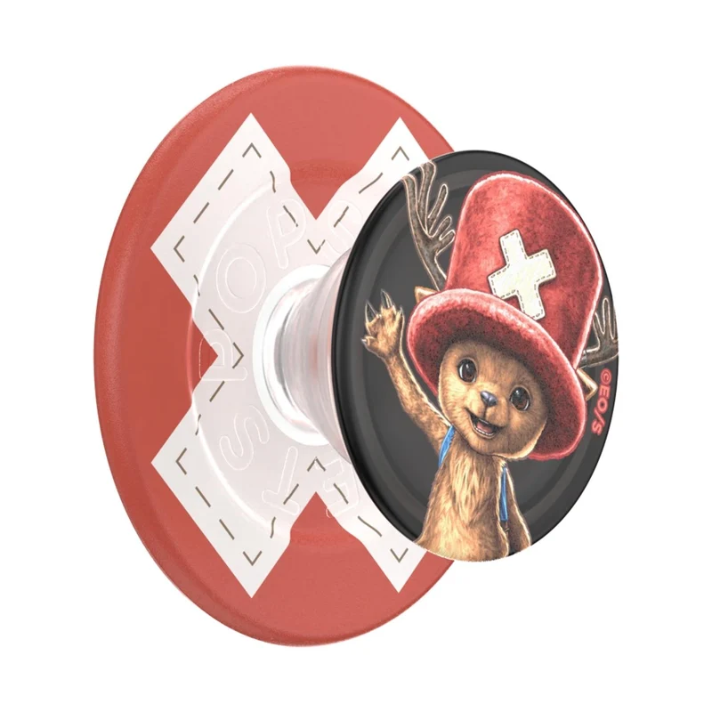 One Piece X PopSockets PopGrip MagSafe Phone Grip/Stand with Swappable Top (Chopper)