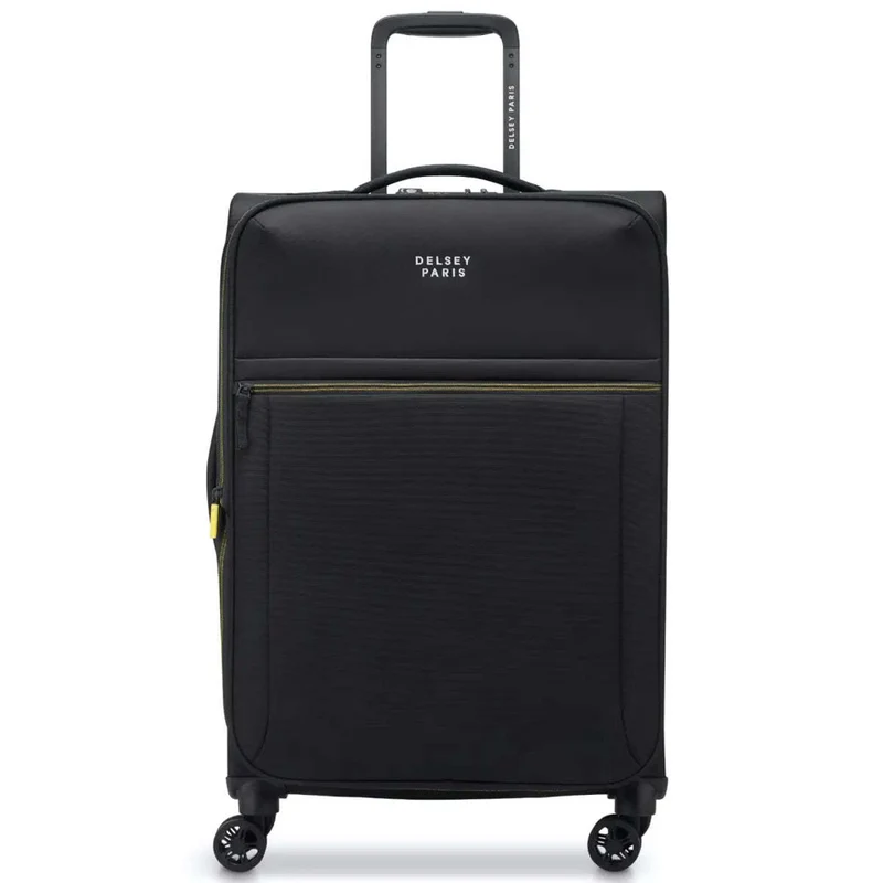 Delsey Brochant 3 - 67 cm 4-Wheel Expandable Suitcase - Deep Black