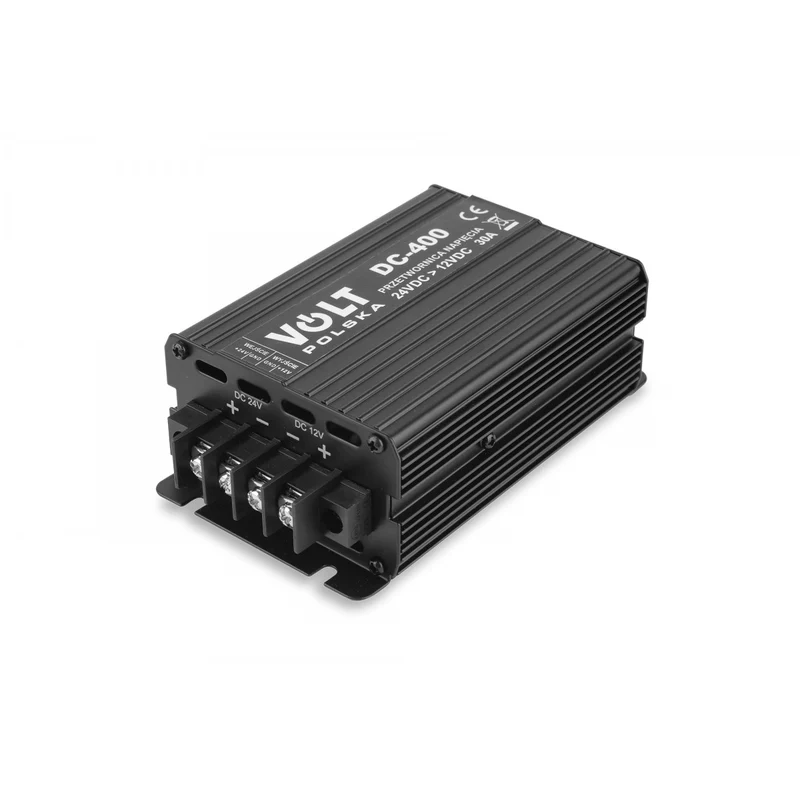 Spänningsomvandlare 24v - 12v / 30 Amp