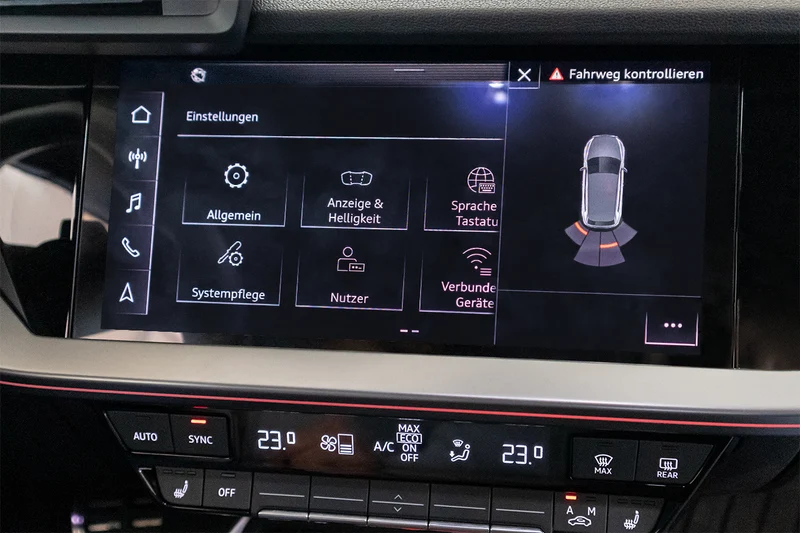 PDC parking aid - control unit for Audi A3 8Y with visual indicator