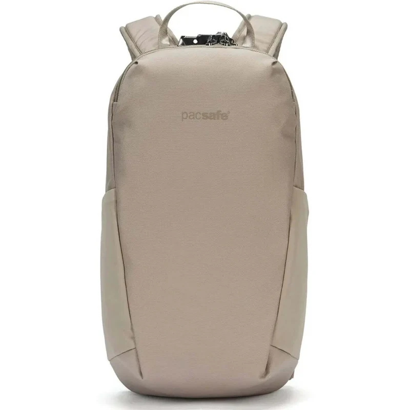 Pacsafe V Tech Anti-Theft RFID Blocking Backpack Storage 12L Beige