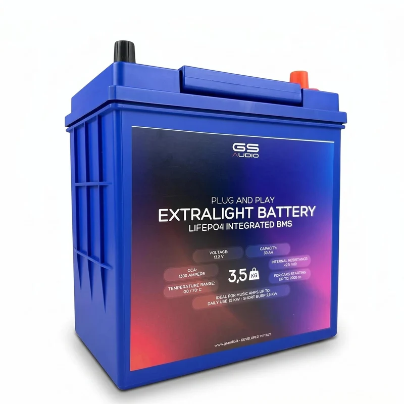 Mini ISO LifePo4 13,2V Extra light 30Ah - LiFePO4