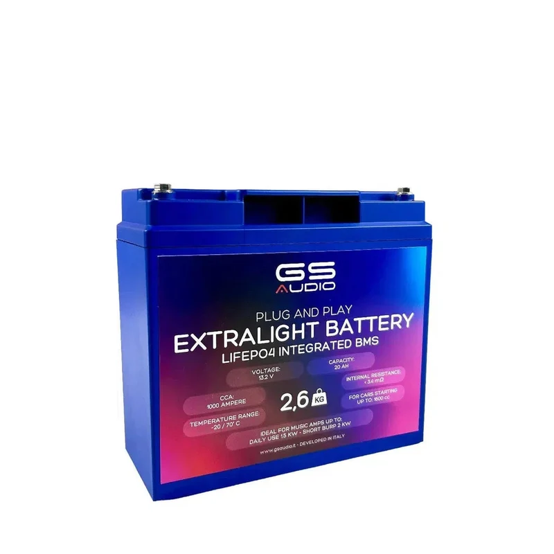 LifePo4 13,2V Extra light 20Ah M5 - LiFePO4