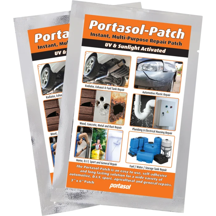 Portasol glasfiberförstärkt reparationslapp, 3" x 6"