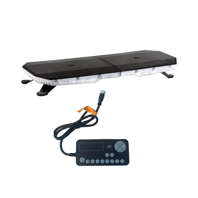 LED-varningsljusramp för taket med styrenhet / 30 tum / 760 mm