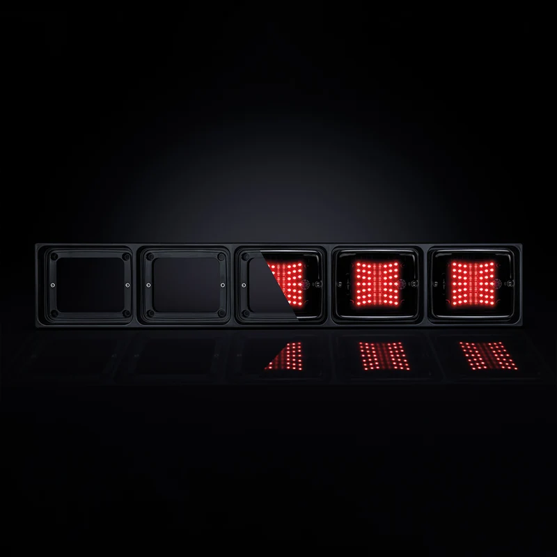 Strands IZE LED monteringsram / 5 lampversion