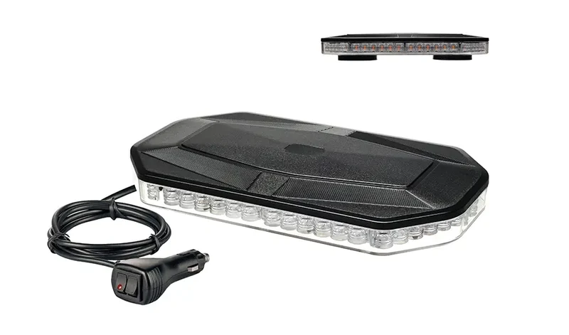 Mini LED magnetisk ljusramp med 3m kabel och cigarettkontakt / 290mm
