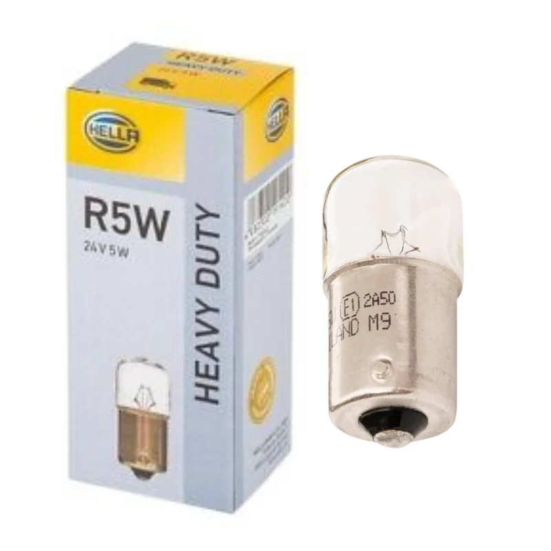 Hella 24v bakljuslampor för lastbilar / 5w SCC / Single Contact Small / Nr. 149 / Pack of 10
