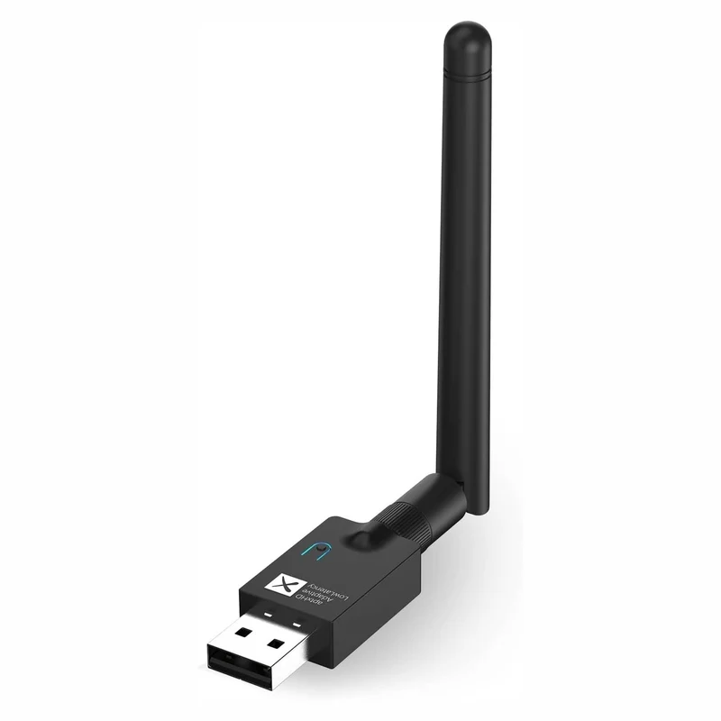 NÖRDIC USB-A Bluetooth 5.2 Qualcomm aptX adaptive aptX LL aptX HD 24bit 96Khz ljud-adapter
