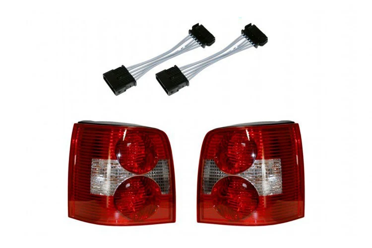 Complete set facelift rear lights 3BG + adapter for VW Passat 3B