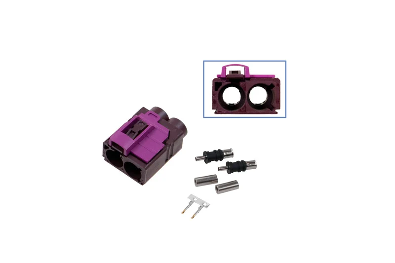 FAKRA double socket - female