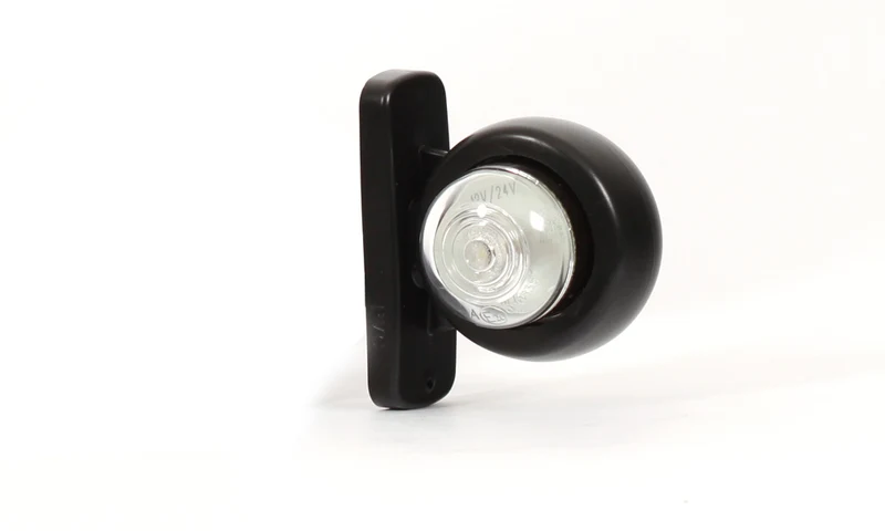 Liten LED-konturmarkeringsljus / Röd & Vit / W56