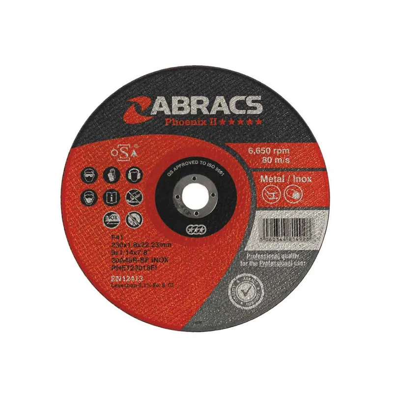 Abracs extra tunna skärskivor 115 x 1.0 x 22 mm / 5-pack