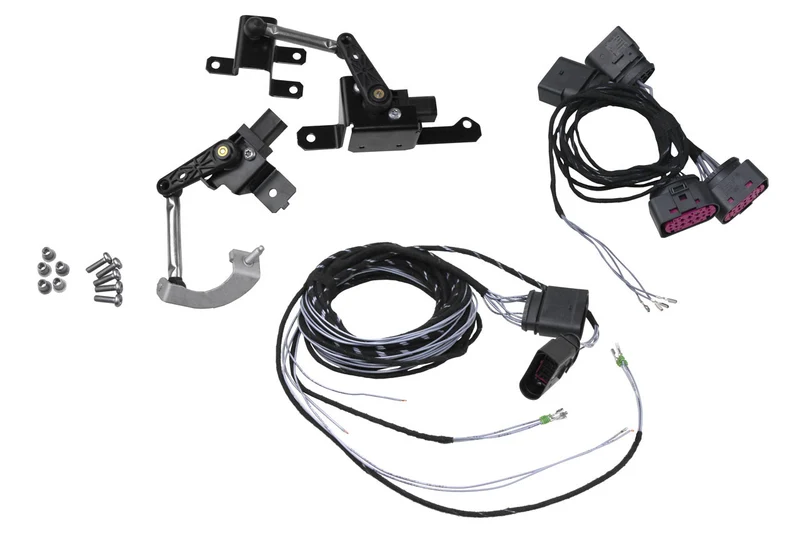 Auto-leveling headlights retrofit for VW New Beetle