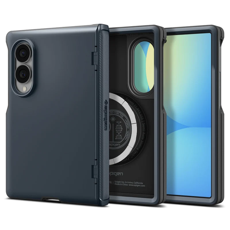 Spigen Galaxy Z Fold 8 Slim Armor Pro (MagFit) Case (Metal Slate)