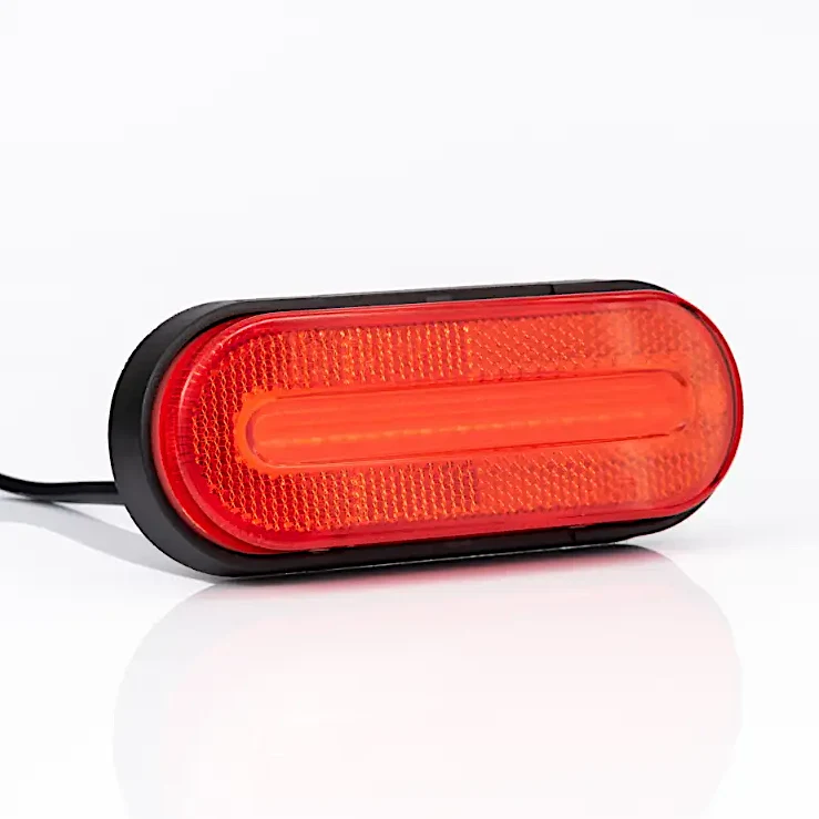 Fristom Röd Bakre Markeringsljus med LED Stripe