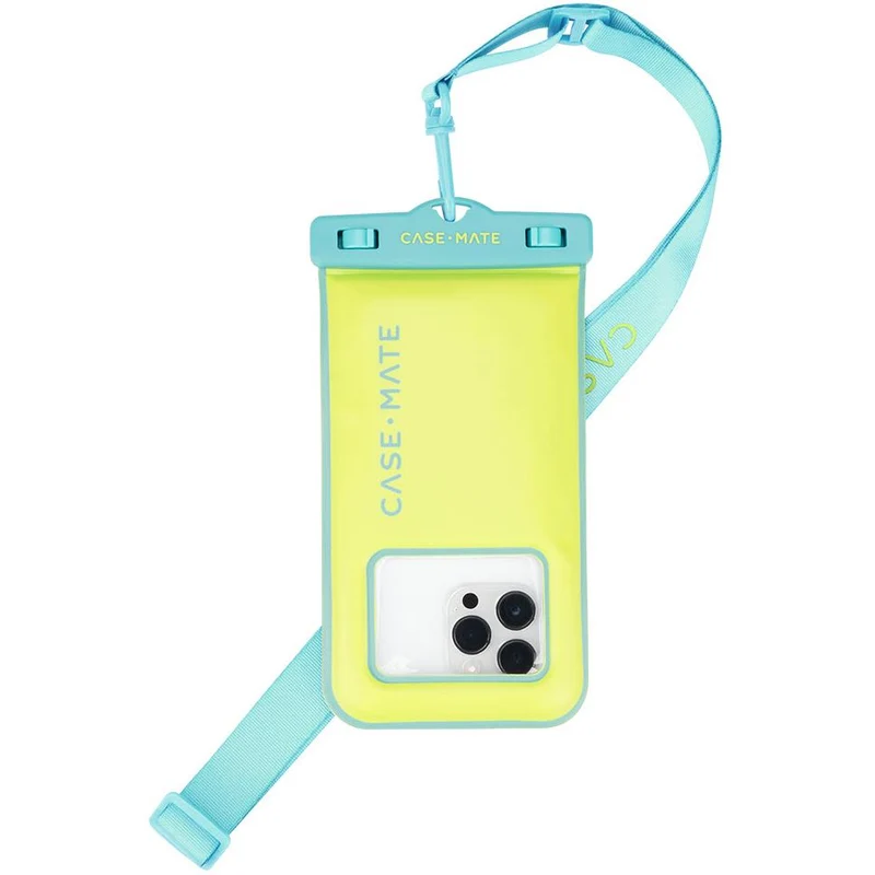 Case-Mate Waterproof Floating Pouch (Lime/Blue)