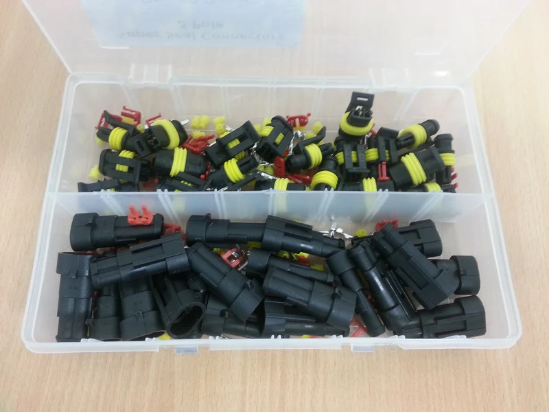Super Seal Connector Kit 2-polig, 20 stycken